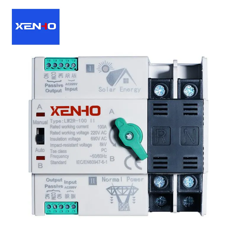 Dubbele automatische omschakelaar